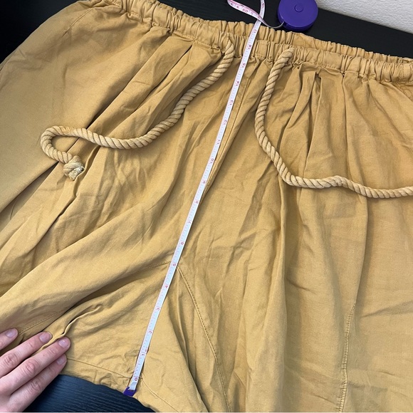 Free People Kahlani Harem Pull-On Pants Gold Medium NWT - Picture 14 of 15